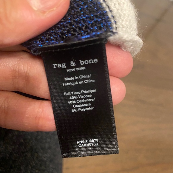 Rag & Bone Striped Sweater Size in XS - Picture 7 of 7